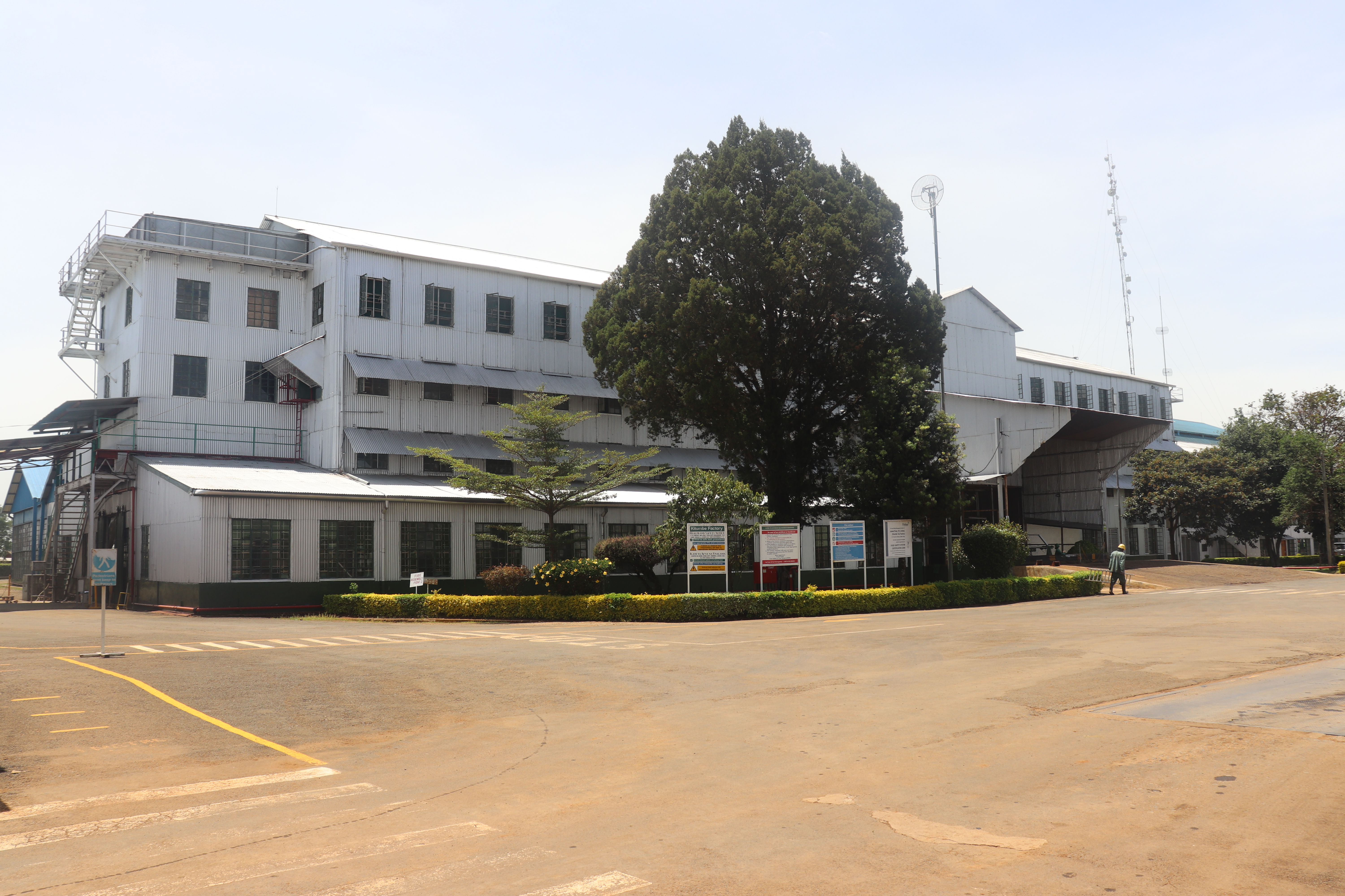 A section of Kitumbe Factory in Kericho where Browsn Plantation will be producing Orthodox Tea