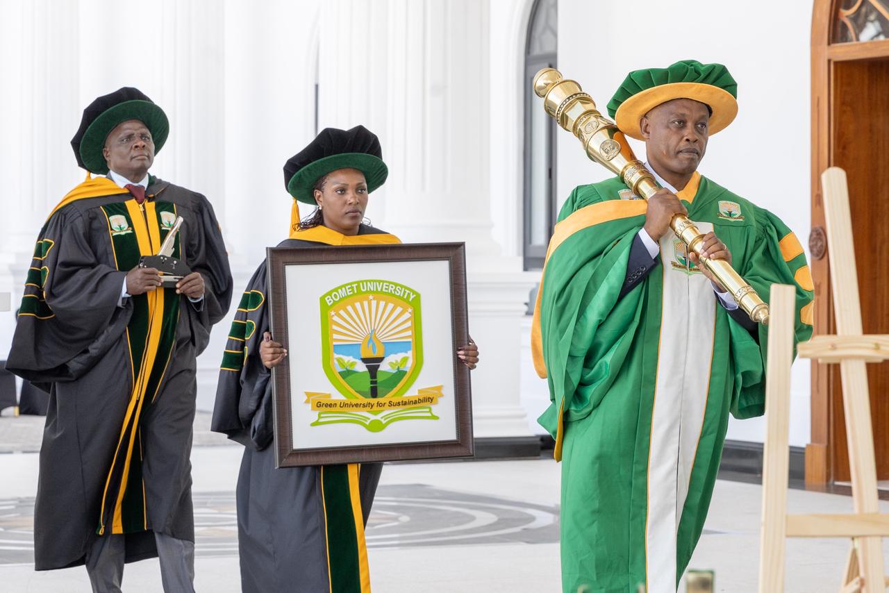 Bomet University Vice Chancellor Prof. Charles Mutai at Nairobi State House. Photo/ Gilbert Kimutai