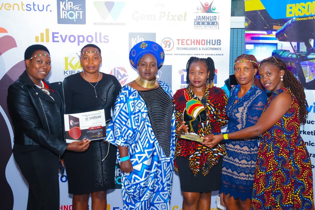 Rongena Manaret Ward MCA Roseline Cheptoo who was honored as best performing MCA in the Rift Valley during the prestigious Independent Kenya Women Awards (IKWA) Gala Dinner.